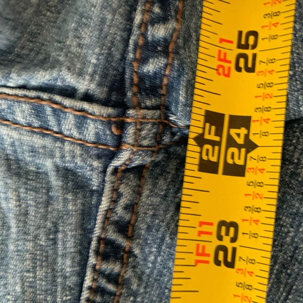 Circo Girls Blue Denim Ripped Distressed Flare Jeans Size 8
